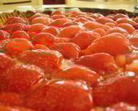 Tarte aux fraises gariguettes