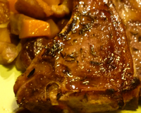 Côtes d'agneau façon "fish and chips"