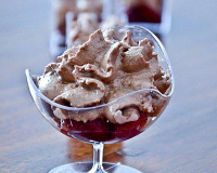 Mousse au chocolat siphonée