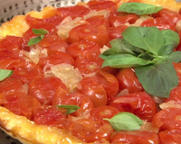 Tarte tatin de tomates cerises