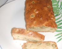 Cake aux olives vertes