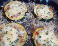 Courgettes aux 4 fromages