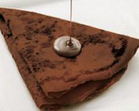 Crêpes au chocolat noir