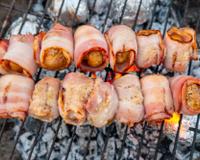 Brochettes de champignons au barbecue