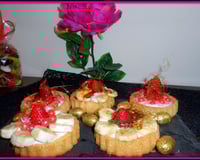 Douceurs à la fraise, banane