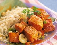 Porc à la créole et piments verts