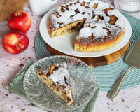 La recette facile du week-end : un gâteau aux pommes et pépites de chocolat à la poêle