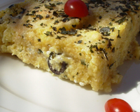 Gratin de polenta à la grecque