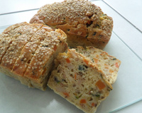 Cake poulet légumes