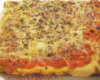 Pizza aux trois fromages