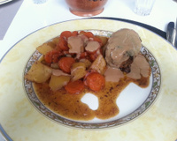 Paupiettes de veau aux carottes