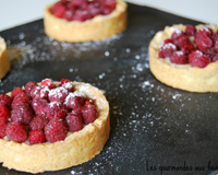 Tartelettes aux framboises et au citron
