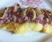 Je vous propose l'entrée toute simple mais délicieuse que j'ai trouvé pour accompagner une petite salade de mâche : une tarte aux échalottes et au thym.