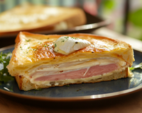 Croque monsieur au chèvre