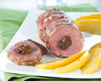 Mini-rôti d'agneau farci aux pruneaux