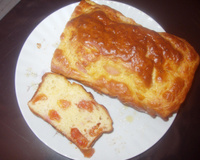 Cake au lardons et tomates cerises