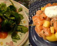 Tartare de saumon à la mangue facile