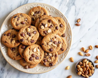 Découvrez la recette (décadente) des cookies façon Snikers du chef Mohamed Cheick