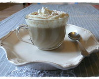 Cappuccino de champignons et sa mousse au lard