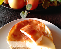 Cheese-cake crémeux au fromage blanc 0% et aux pommes