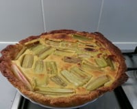 Tarte à la rhubarbe classique