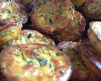 Mini flans de courgettes et feta