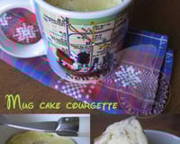 Mug cake à la courgette