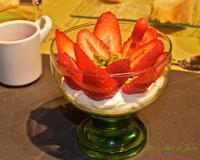 Une idée quand on a beaucoup de fraises dans le jardin !