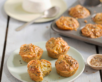 Muffins au chèvre et à la soupe
