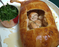 Volaille du Gâtinais en croûte de sel maison