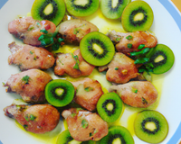 Cailles aux kiwis
