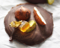 Palets ou mendiants au chocolat