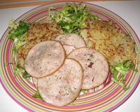 Paillassons à l'andouille de vire