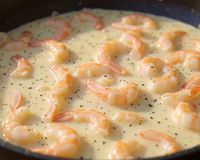 Crevettes à la crème classiques
