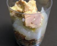Une verrine chic pour un apéro de fête !
Cette recette remporte la 8ème place du concours Envie de poires.