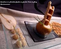 Encore une interprétation d'une recette liégeoise. J'aime décidément trop détourner les choses. Une gaufre qui plonge dans un nuage de foie gras aux parfums sucrés...Cette…