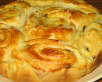 Chinois (brioche à la crème patissière et raisins)