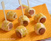 Rouleaux feuilletés saucisse et moutarde