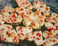 Croque Quiches au poivron rouge