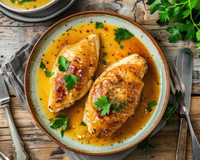Blanc de poulet à la Dijonnaise : la recette facile et rapide à la moutarde