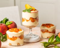 Ce tiramisu aux pêches ultra frais est le dessert parfait pour dire adieu à l'été