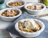 Crumble pommes & quinoa