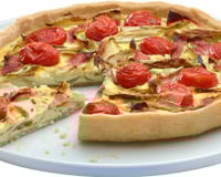 Quiche aux chicons, jambon et Philadelphia