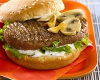 Hamburgers kebab à la forestière et au piment doux