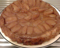 La tarte tatin avec une p'tite touche noisette gourmande...