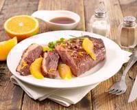 Magret de canard à l'orange