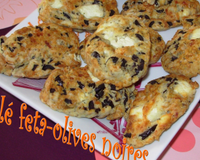Sablés à la féta et aux olives
