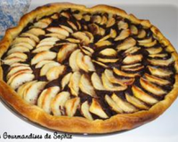 Tarte fine choco-pommes