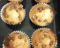 Muffins aux pépites de chocolat en deux temps trois mouvements
