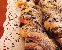 Viennoiserie aux pépites de chocolat.